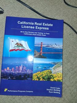 California Real estate license express handbook