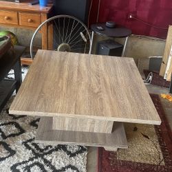 Coffee Table With Matching Shelf