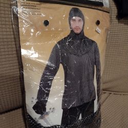 Chainmail Tunic &Cowl Costume 