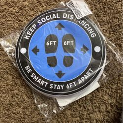 Social Distance Stickers