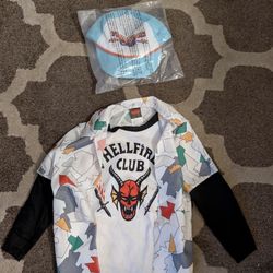 Stranger Things Dustin Costume Size Medium Youth Kids
