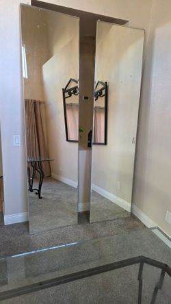 Mirror closet doors