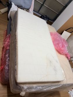 IKEA ÅSVANG Foam bed mattress, medium firm/white, Twin Size