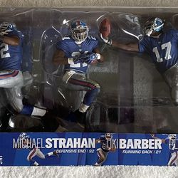 2006 NFL McFarlane Sportspicks 3-pack. NY Giants.