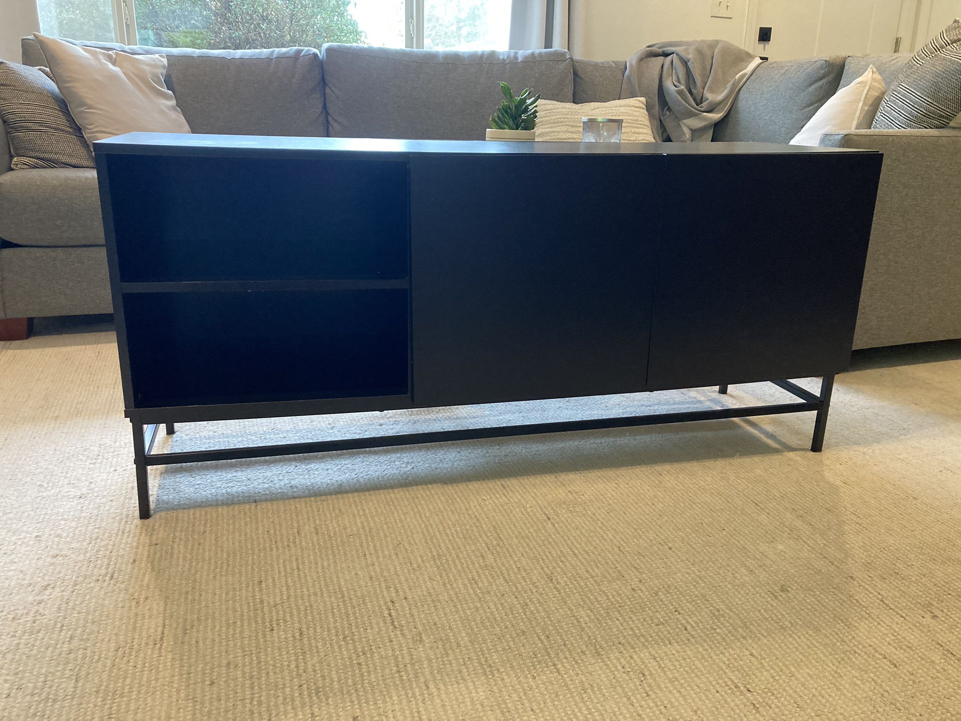 Black TV Stand or Console Table