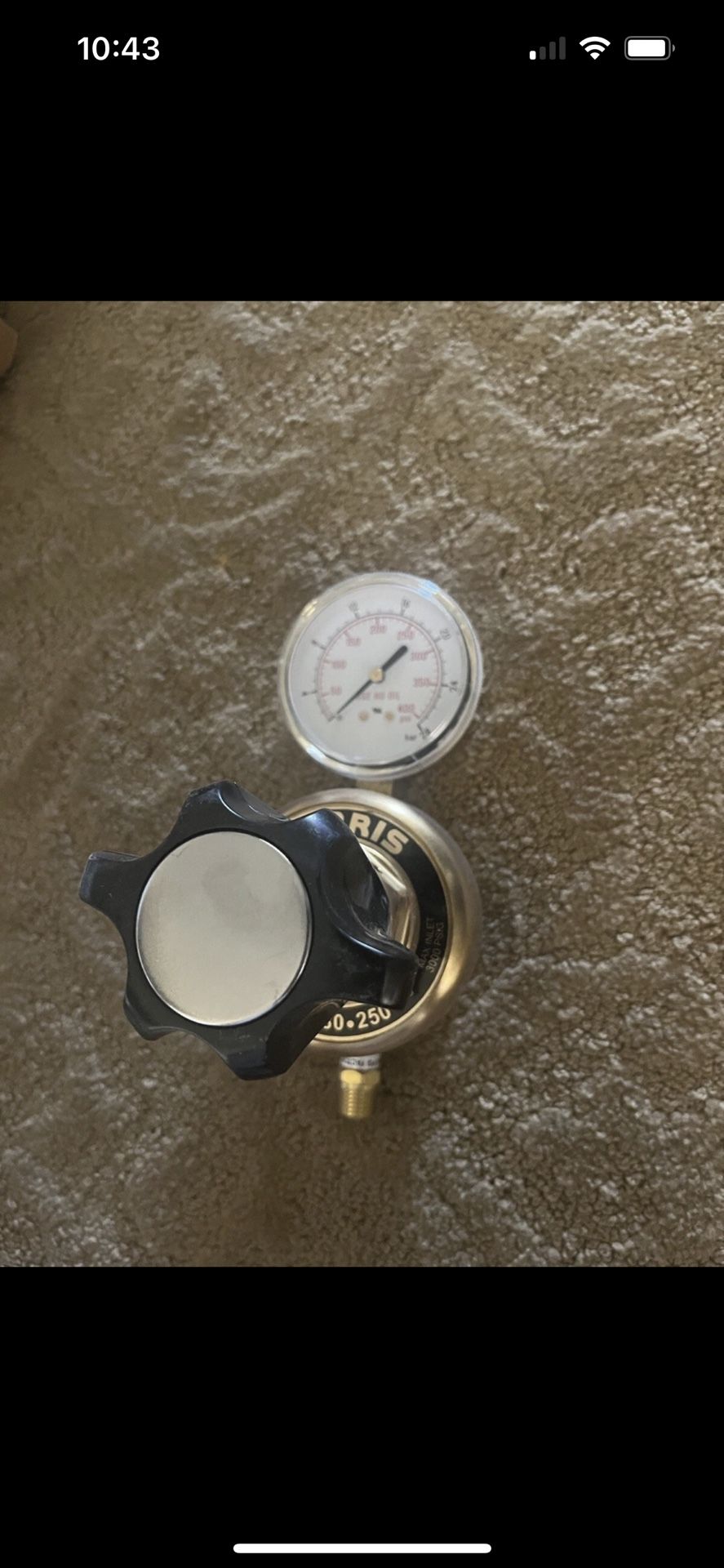 HARRIS KH1121 Specialty Gas Regulator Pipeline Noncorrosive