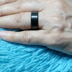 Stainless steel Ladies band ring size 7