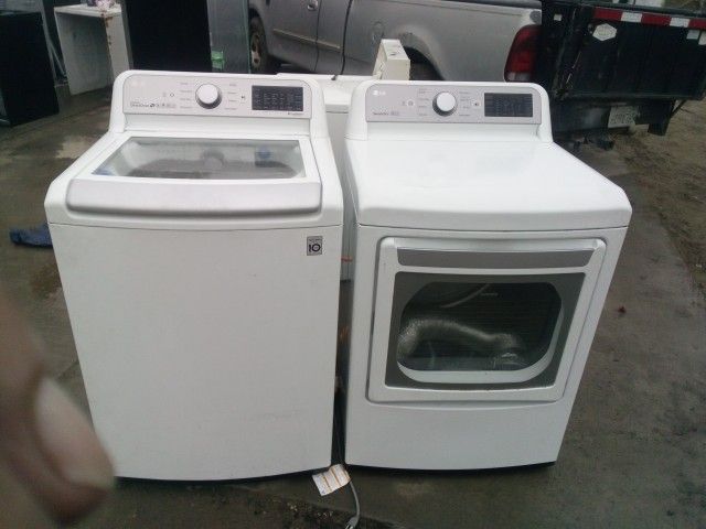 Working LG Washer And Dryer Gas Dryer Be Compression