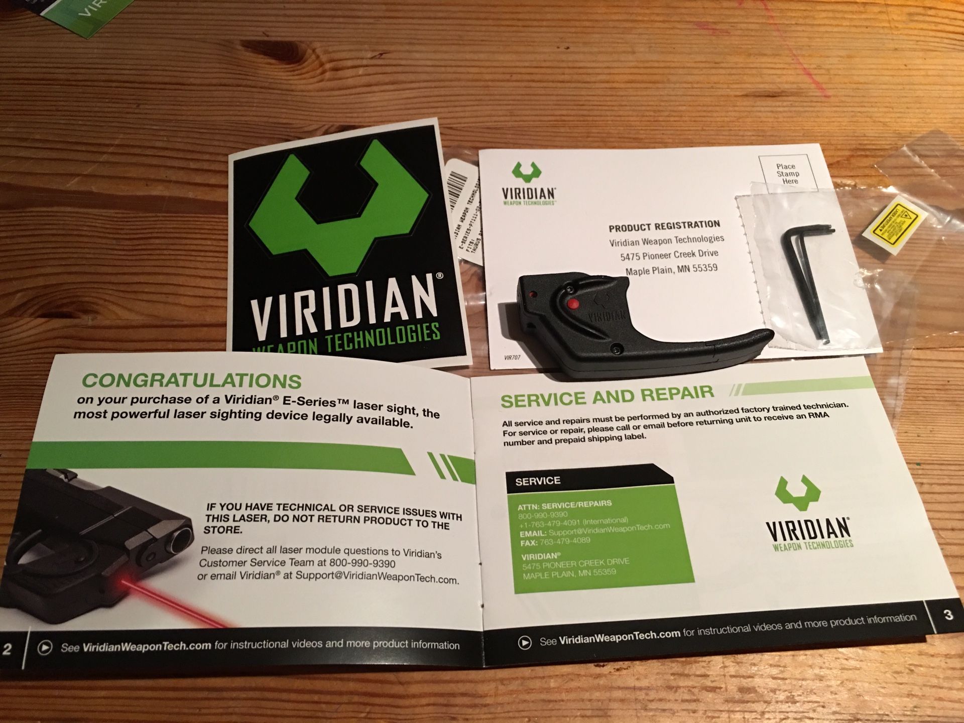 Viridian Laser