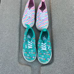 2 Pairs Toddler Vans Size 10