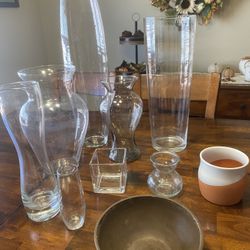Assorted Flower Vases