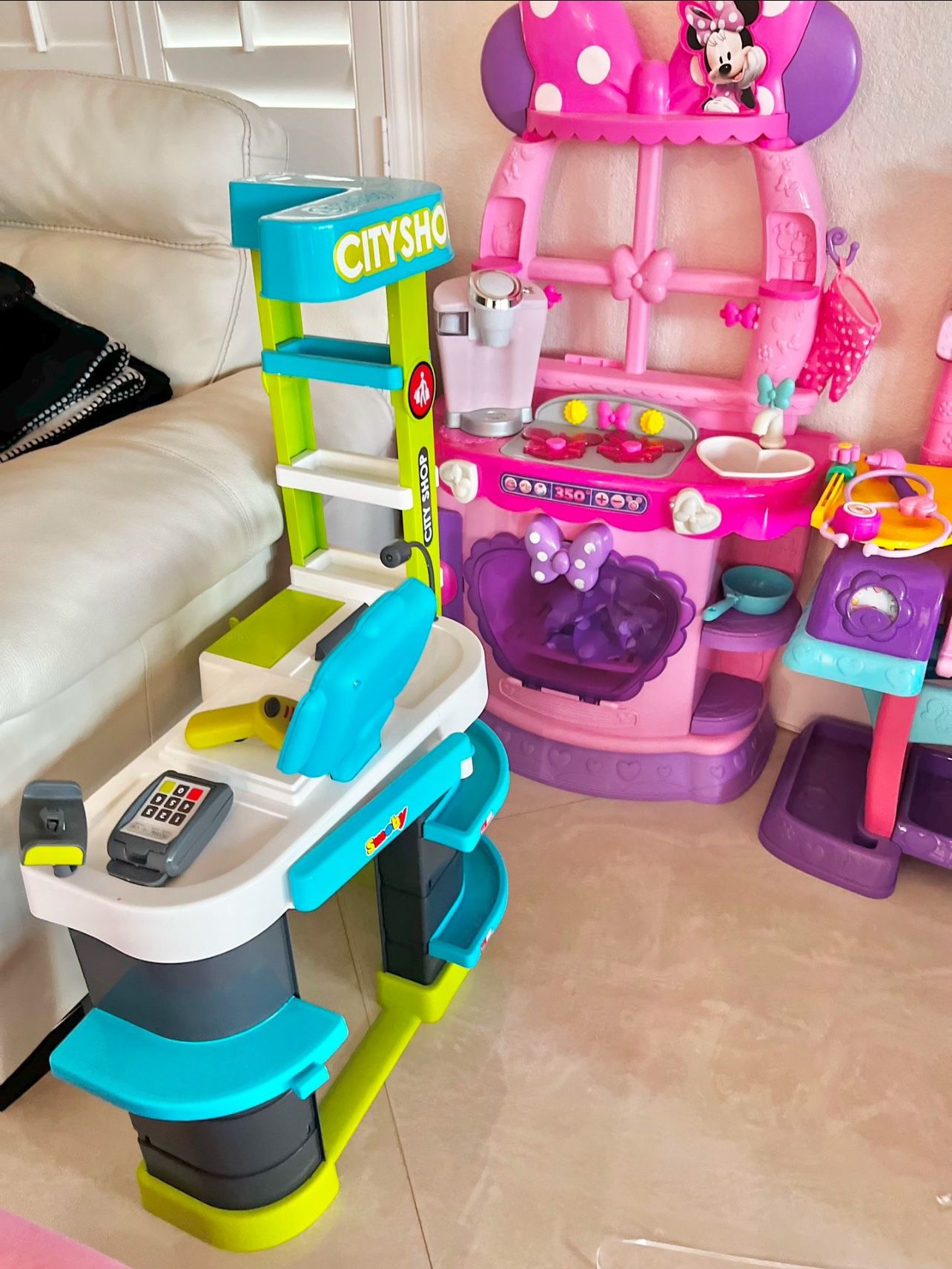 Kitchen Supermarket Doctor Baby care Ice Cream Shop And Art Crayola Easel