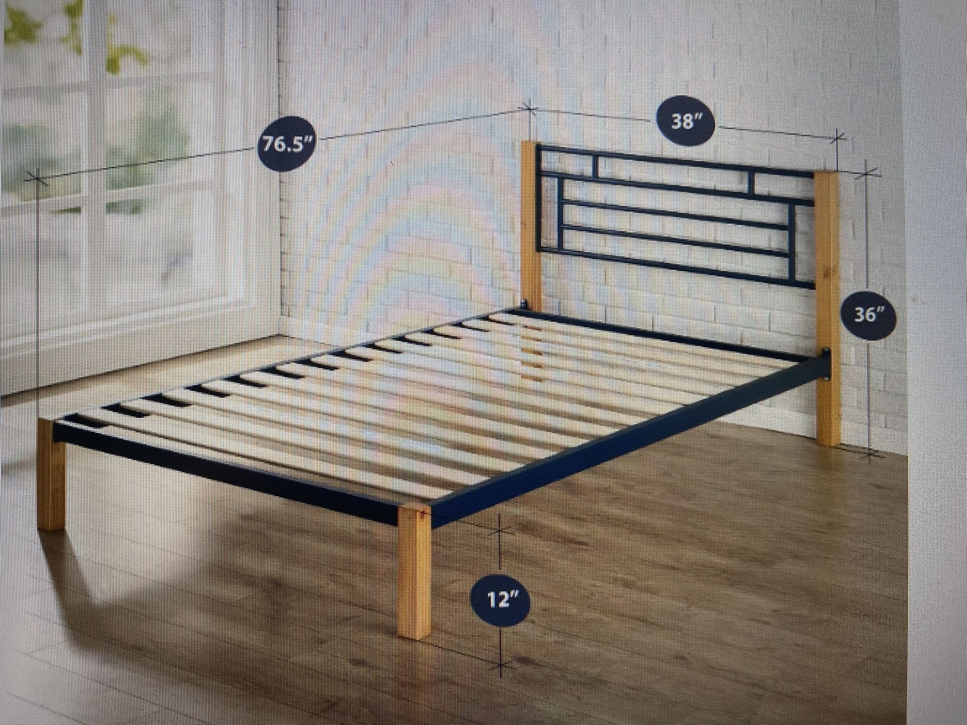Two Twin Beds With Mattress
