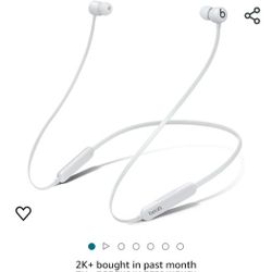 Beats Flex Wireless Earbuds - Apple W1 Headphone Chip, Magnetic Earphones, Class 1 Bluetooth, 12 Hours of Listening Time, Built-in Microphone - Smoke 