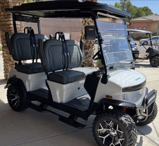 2025 Denago Rover XL 4-Passenger Lifted 48-Volt Lithium Golf Cart
