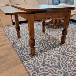 1920's Antique Oak Pub Table & Chairs