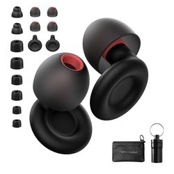 Noise Reduction Ear Plugs for Sleeping Reusable 24-27dB Concert Travel Work