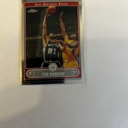 Tim Duncan Topps Chrome
