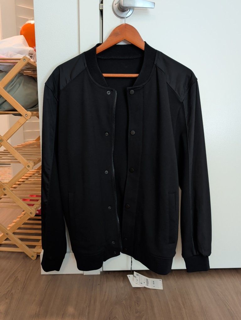 Zara Bomber Jacket Black - men's M (Brand New)