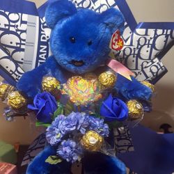 ty Blue, Teddy, Bear For Valentines🌹🌹🌹❤️💕🌹🌹💐