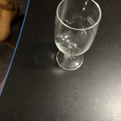 Clear Wine Glass.  Option 1.