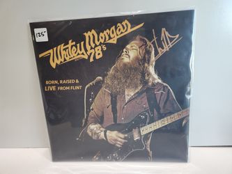 Whiskey Morgan 78's Born Raised Live From Flint Signed Vinyl Record Album LP