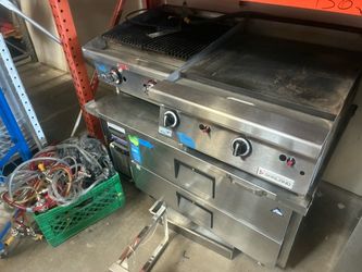 Commercial Garland Gas Grill & Flat Top Griddle- Restaurant Equipment