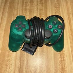 PlayStation 2 Emerald Green DualShock Controller 