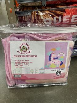 Happy Baby Soft Unicorn Baby Blanket