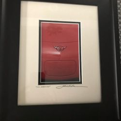 Beautifully framed Corvette pic