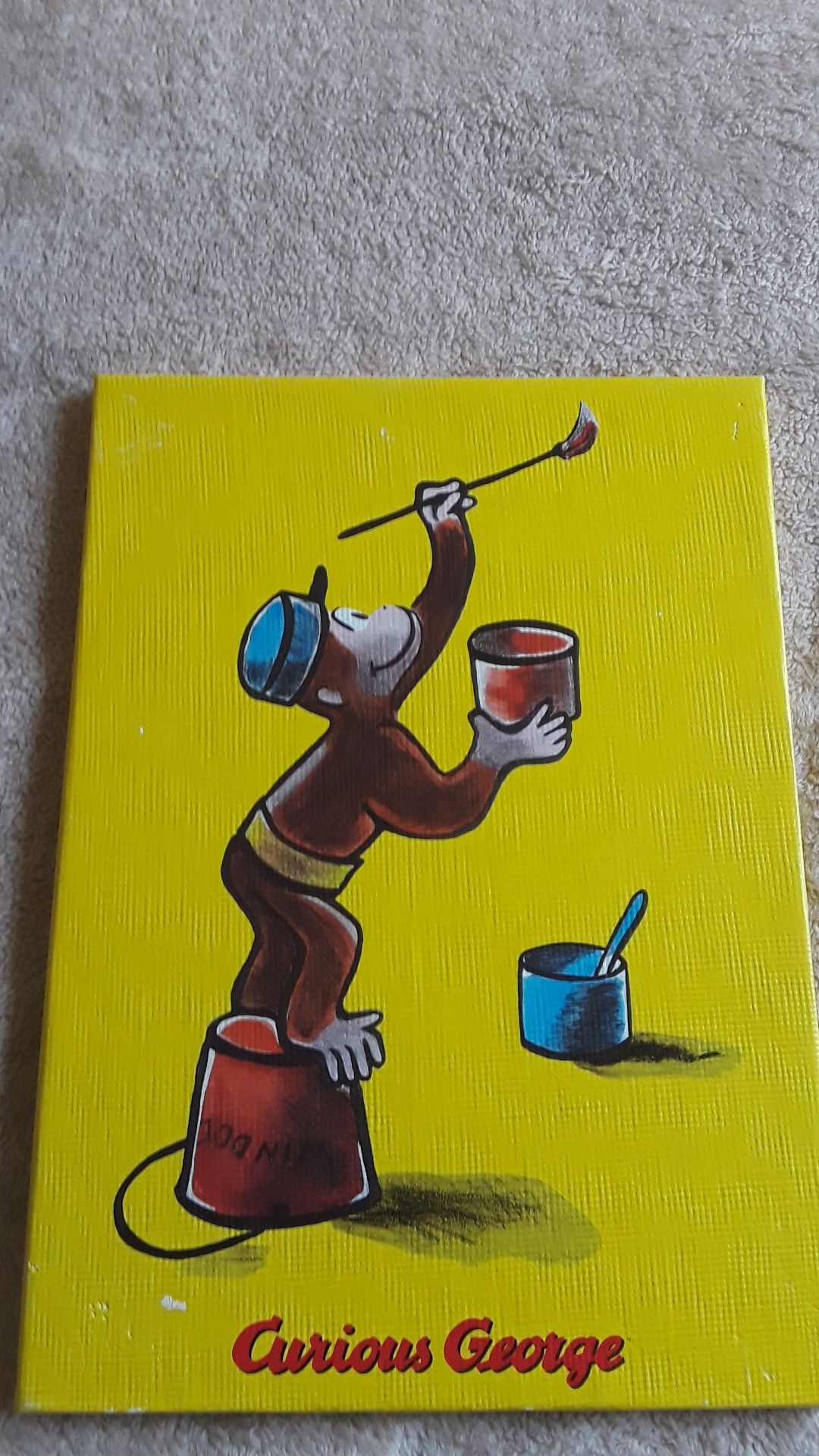 Curious George Paintings on Canvas