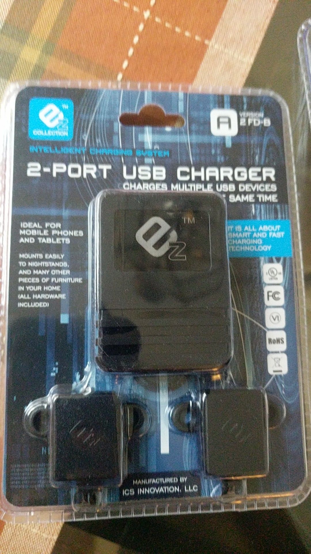 2 port USB charger EZ collection