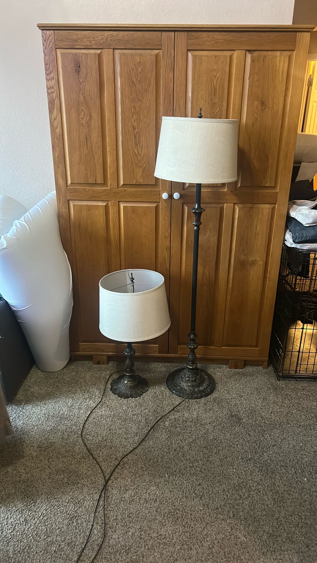 Floor Lamp And Table Side Lamp