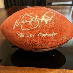 Limited Edition, Official Super Bowl Ball Signed By Matthew Stafford