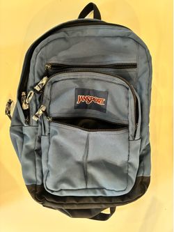 JanSport Backpack – Slate Blue | 4-Pocket