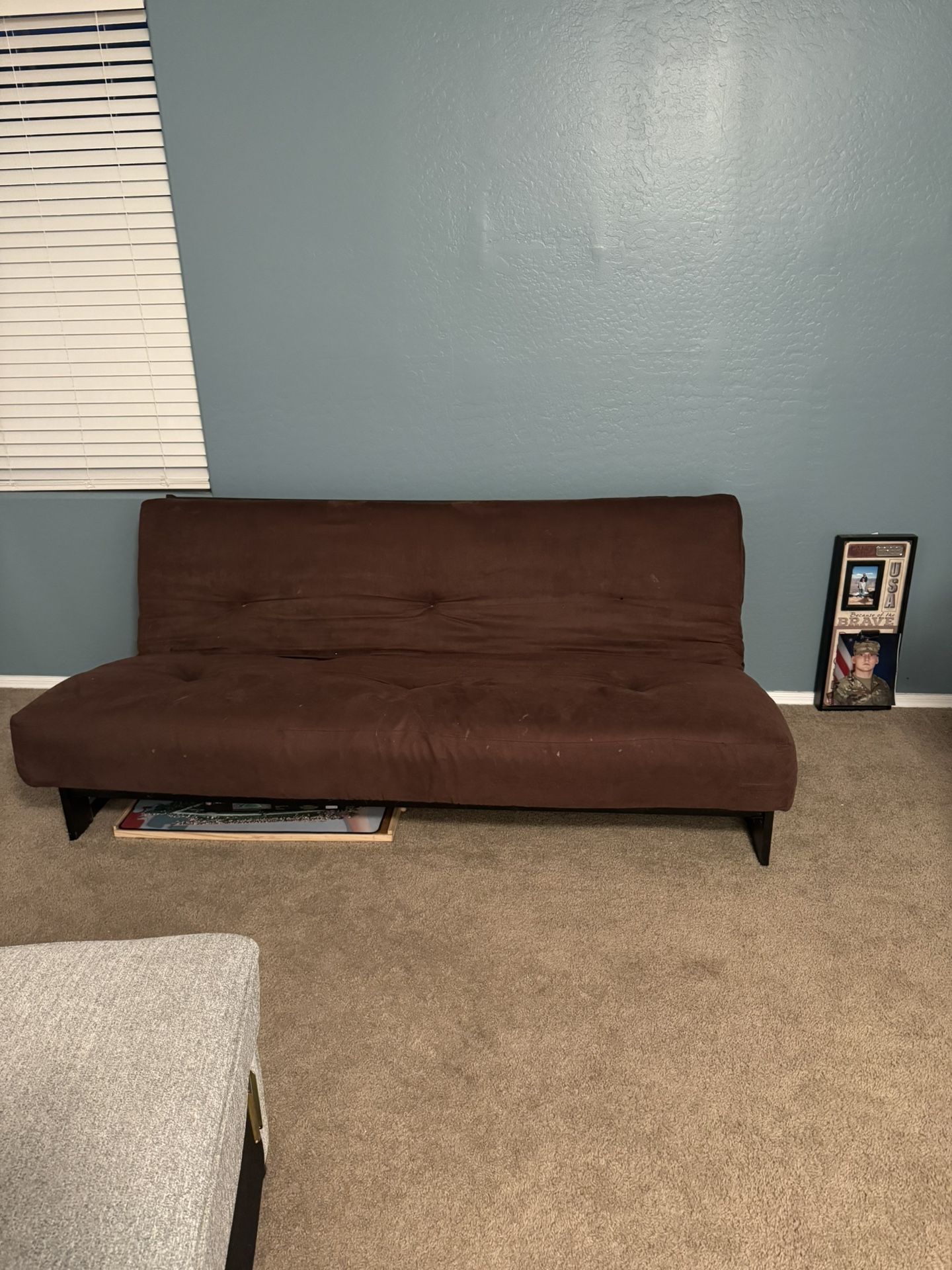 Full Size Futon -Brown