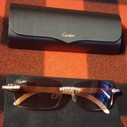 Cartier white buffs NEW