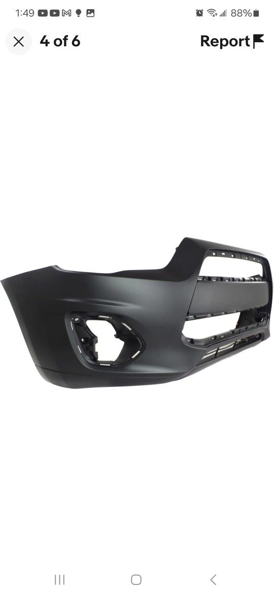 2013 To 2015 Mitsubishi Outlander Sport New Front Bumper