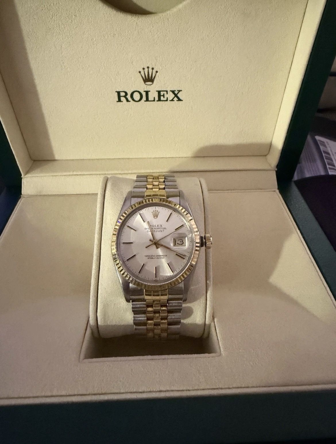 Rolex Datejust 18K Yellow Gold/ Watch Ref. 16013, circa 1986