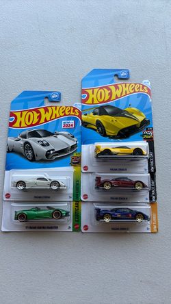 Lot of 5 Hotwheels Pagani super car