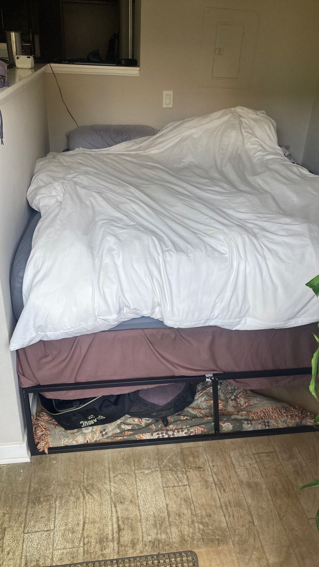 Queen Size Bed With Frame - FREE
