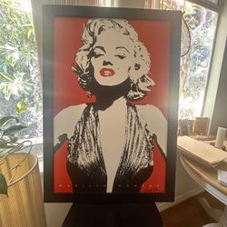 Marilyn Monroe Wooden Picture