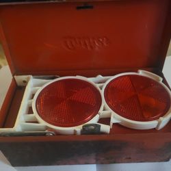 VINTAGE ROAD FLARE REFLECTORS