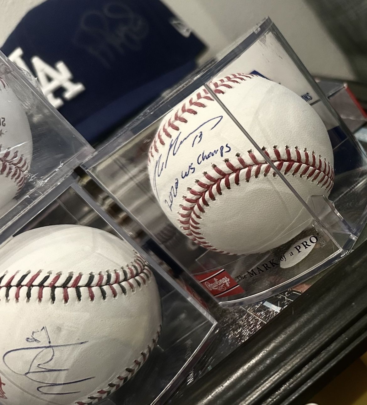 Mike Trout & Max Muncy Autographed Baseball 