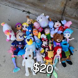 Plush Dolls $20 for Alll