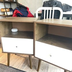 Bedroom side tables