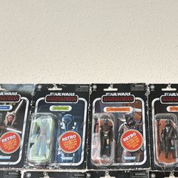 Star Wars Retro Figures From The Mandalorian Series