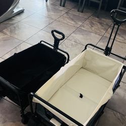 🚐 Folding Utility Wagons – Heavy Duty (2 Sizes Available) 🚐 💰 Medium (28”) – $35 💰 Large (36”) – $45  📍 Pickup Location: S. Durango & 215 near IK