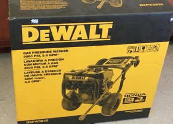 Dewalt pressure washer