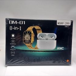DM-01 8in1 Smartwatch Gold Case